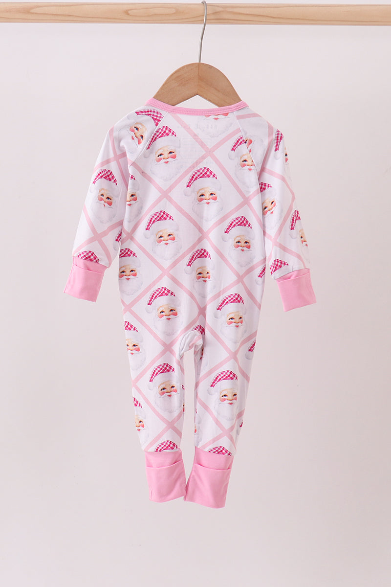 Pink Santa Claus Bamboo Sleeper