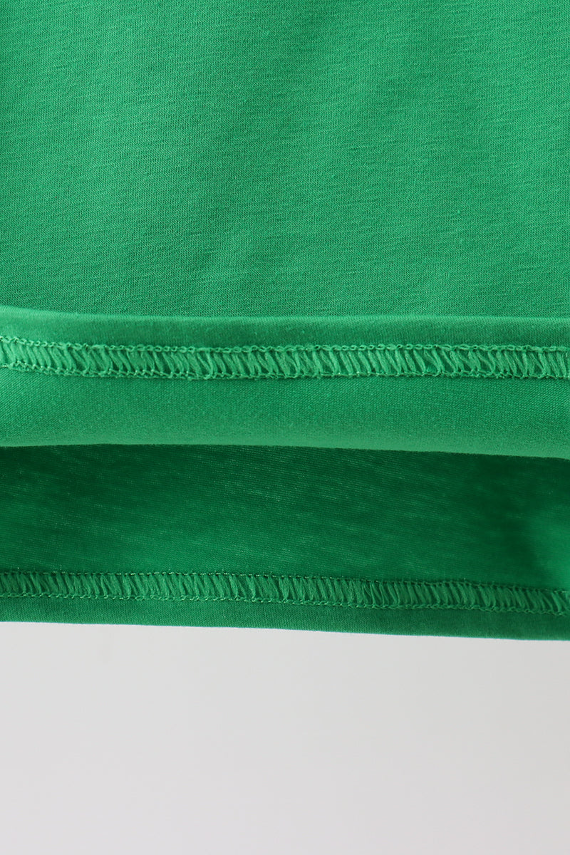 Lone Sleeve Embroidered Christmas Tree Top