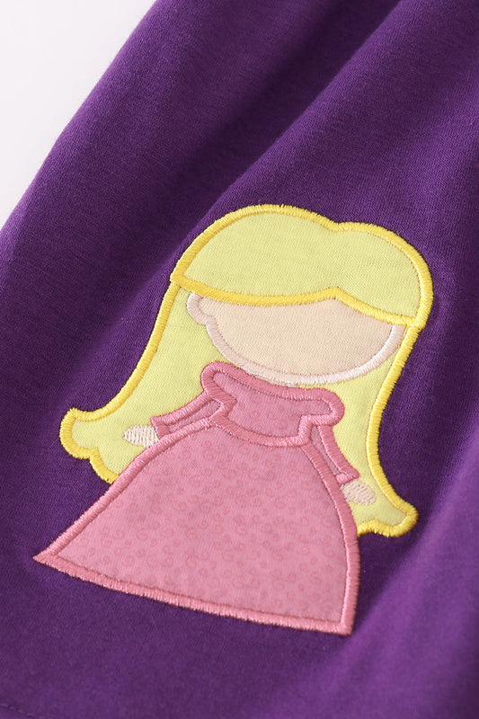 Three Witches Applique Pants Set