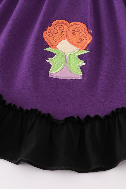 Three Witches Applique Dress