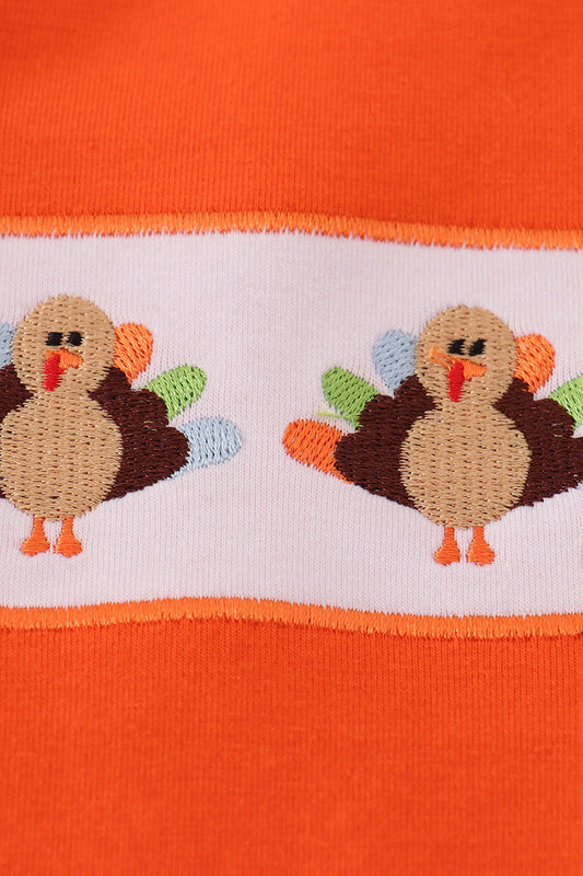 Long Sleeve Embroidered Turkey Shirt