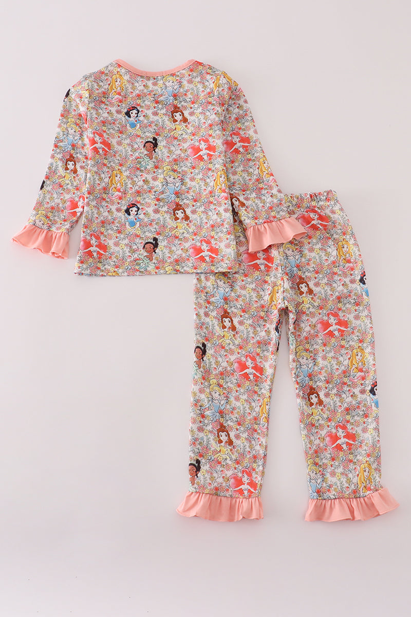 Princess Floral Pajamas Set