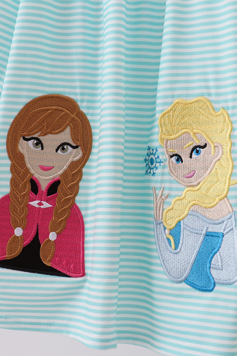 Embroidered Frozen Dress