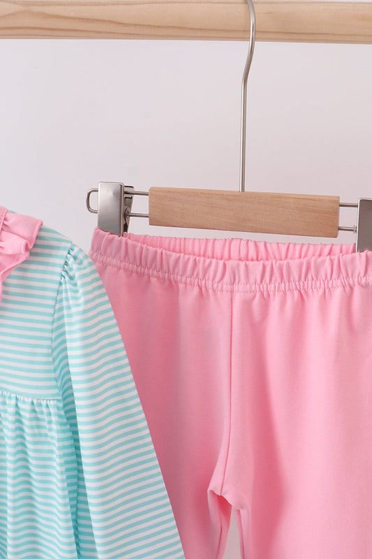 Embroidered Frozen Pant Set