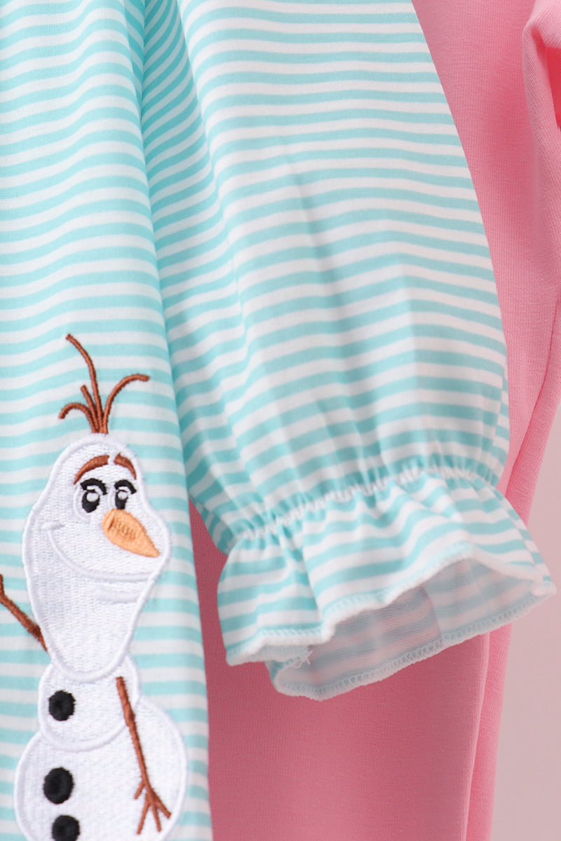 Embroidered Frozen Pant Set