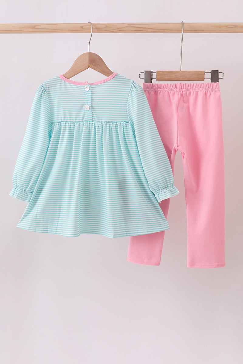 Embroidered Frozen Pant Set