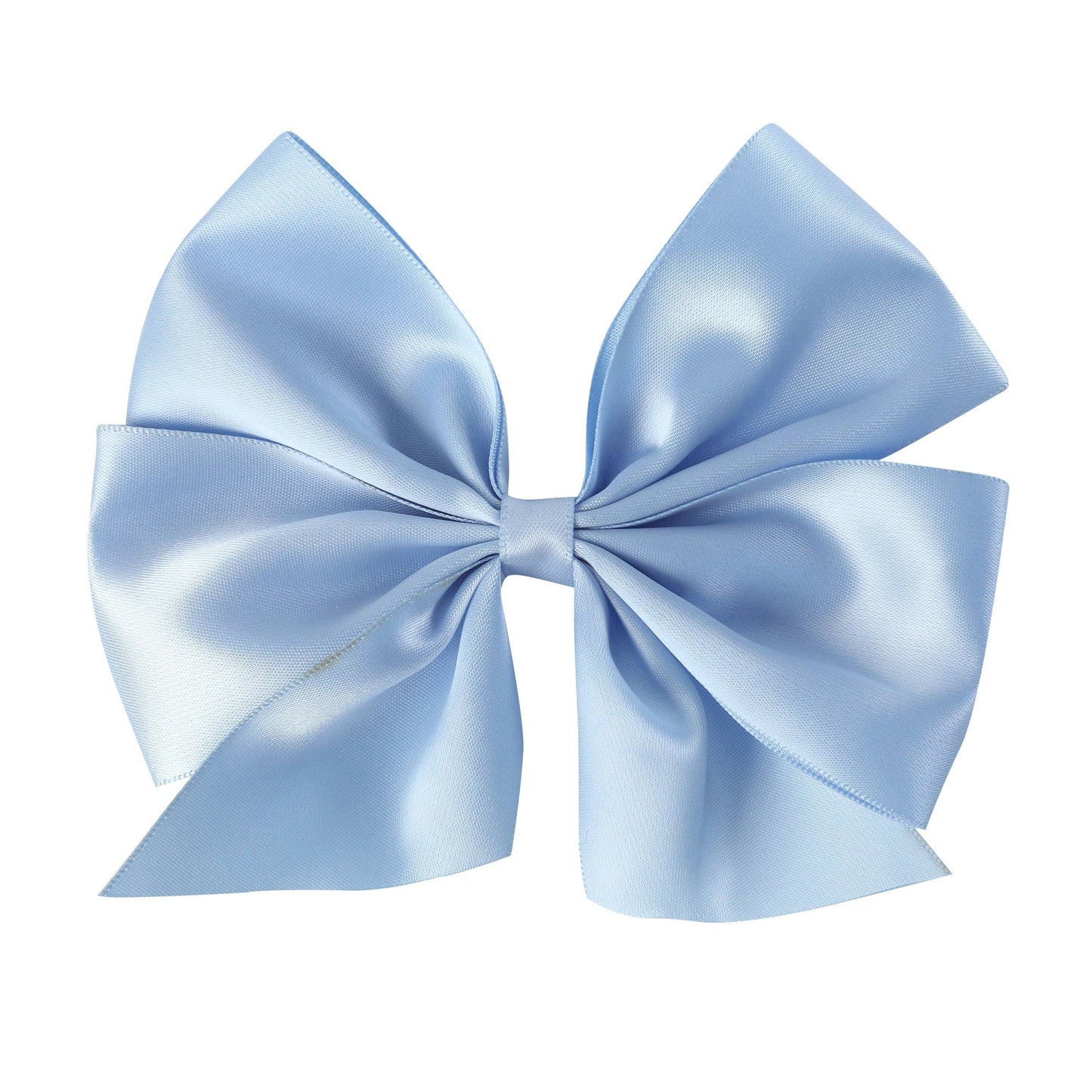 Blue Satin Bow Front