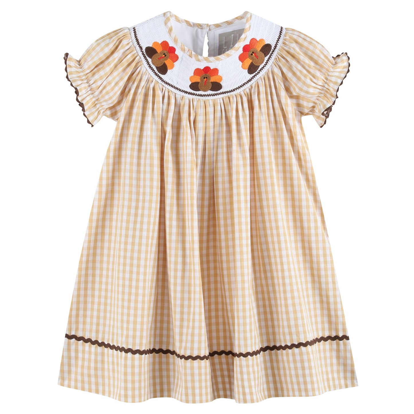 Turkey Smocked Bishop Dress