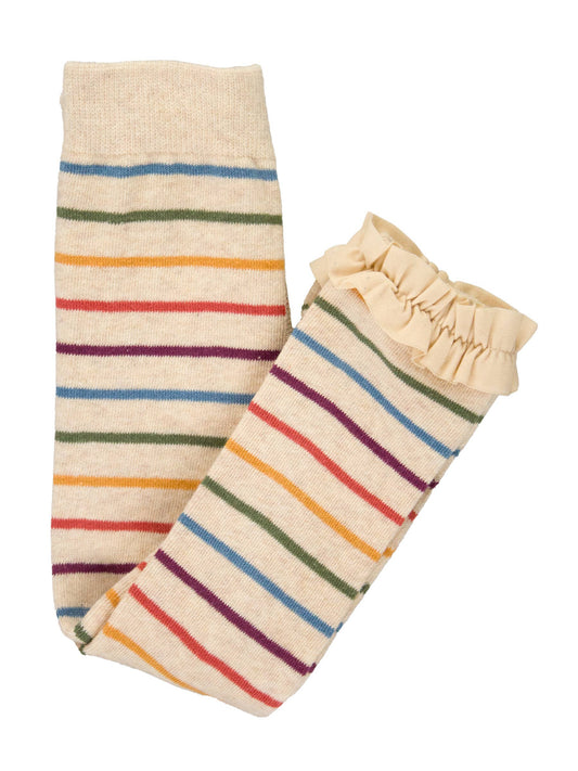 RB Girl Rainbow Stripe Footless Leggings