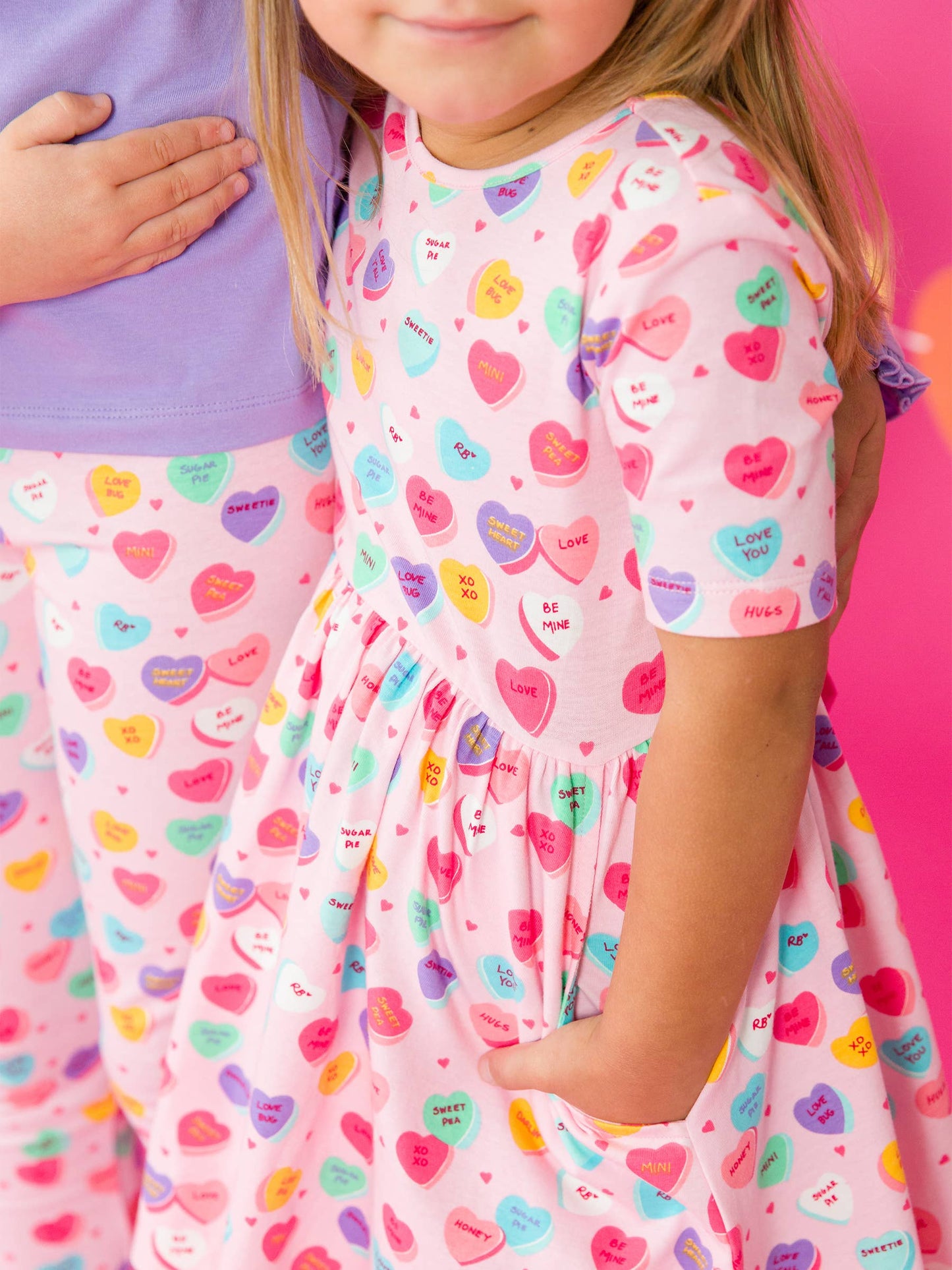Heart Twirl Dress w/ Bow Pockets
