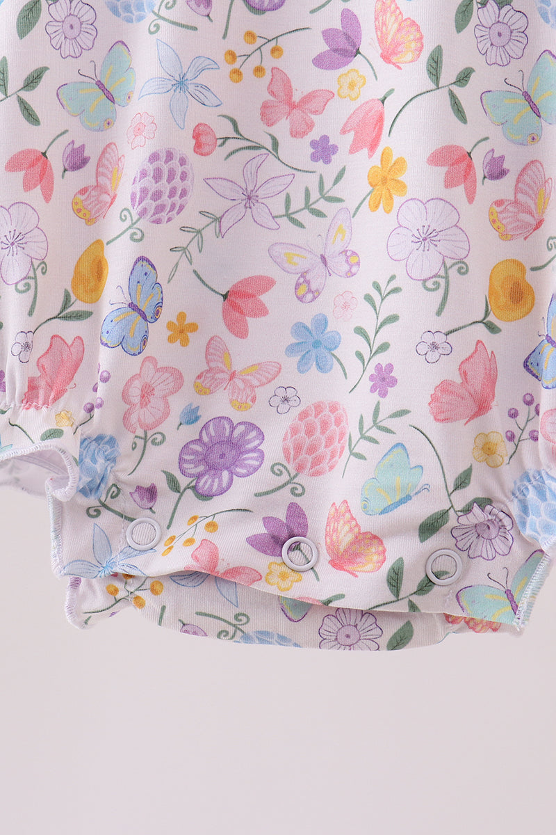 Long Sleeve Butterfly Garden Bamboo Bubble