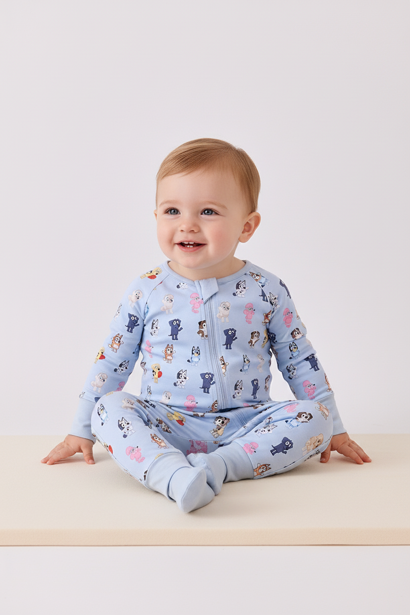 Bluey Characters Bamboo Sleeper