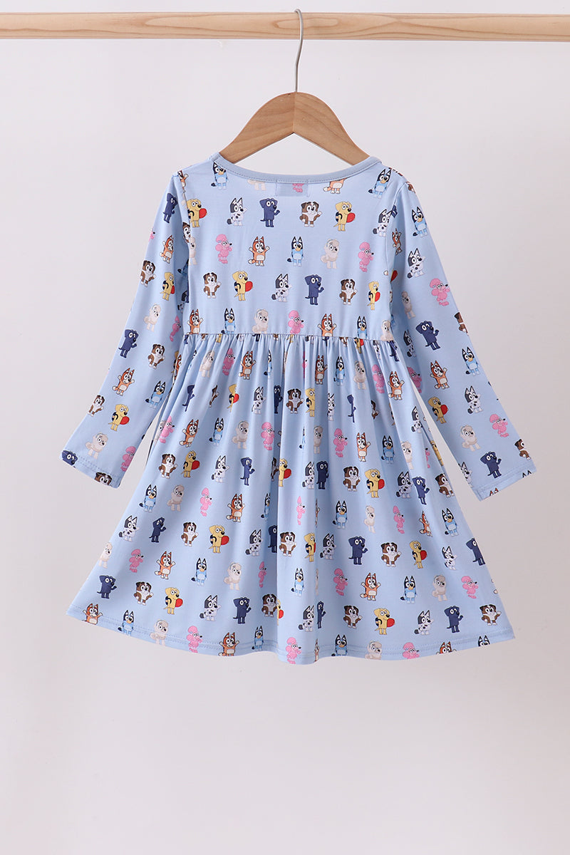 Bluey Characters Bamboo Dress
