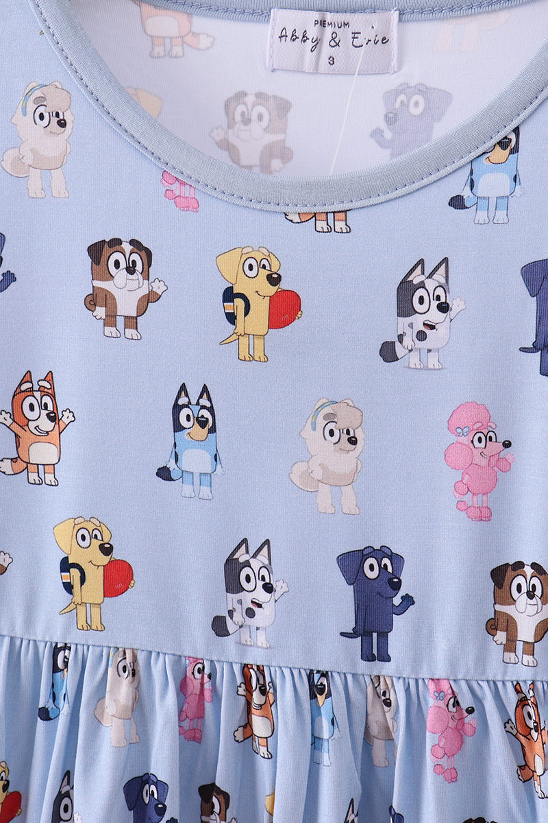 Bluey Characters Bamboo Dress