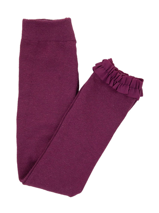 RB Eggplant Footless Leggings