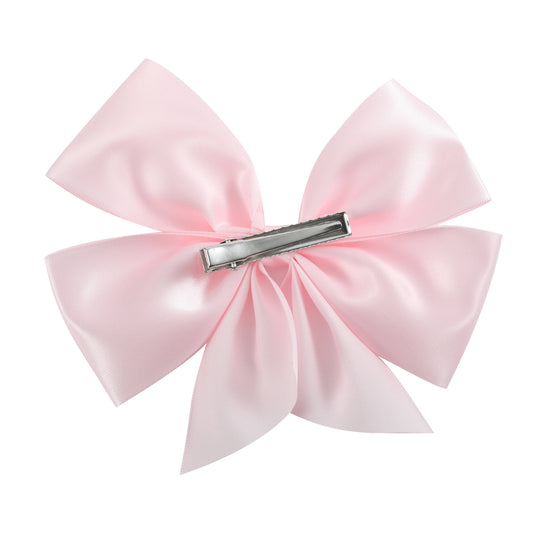 Pink Satin Bow Back