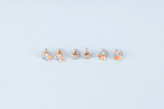 Cheerful Unicorn Studded Earrings