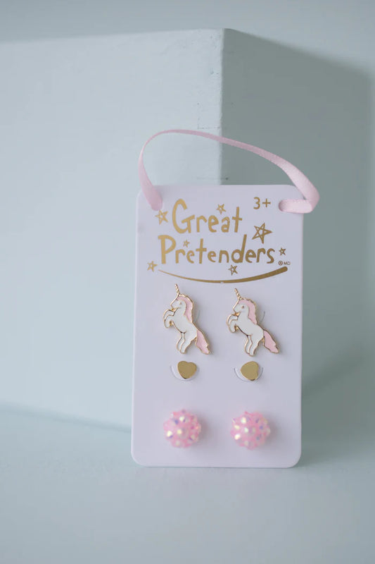 Unicorn Post Earring Set