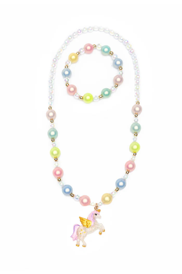 Happy Unicorn Necklace Set
