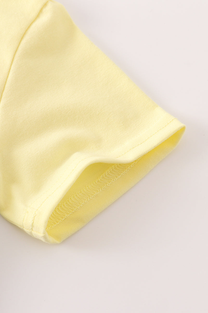 Yellow and Blue Striped Set