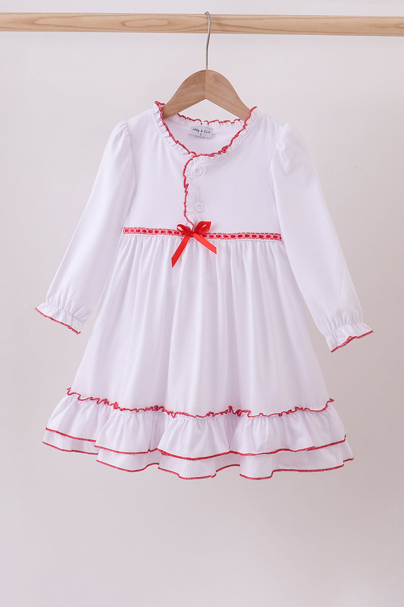 White Bow Gown