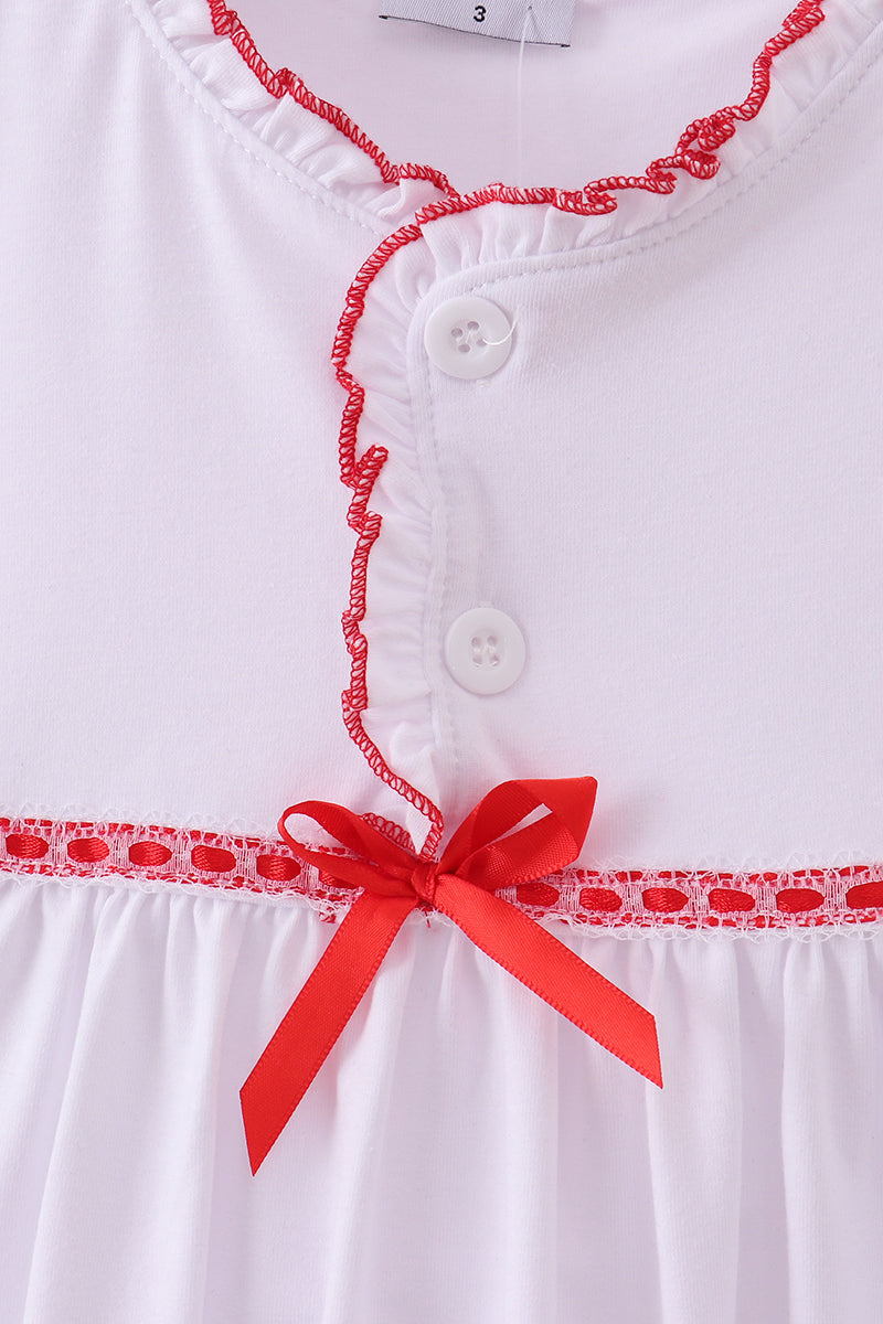 White Bow Gown