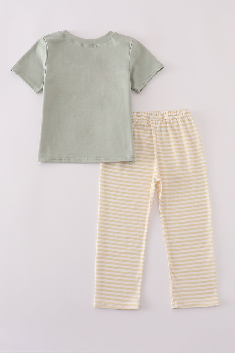 Smocked Lab Pants Set