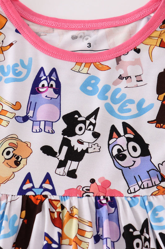 Bluey Characters Bamboo Dress