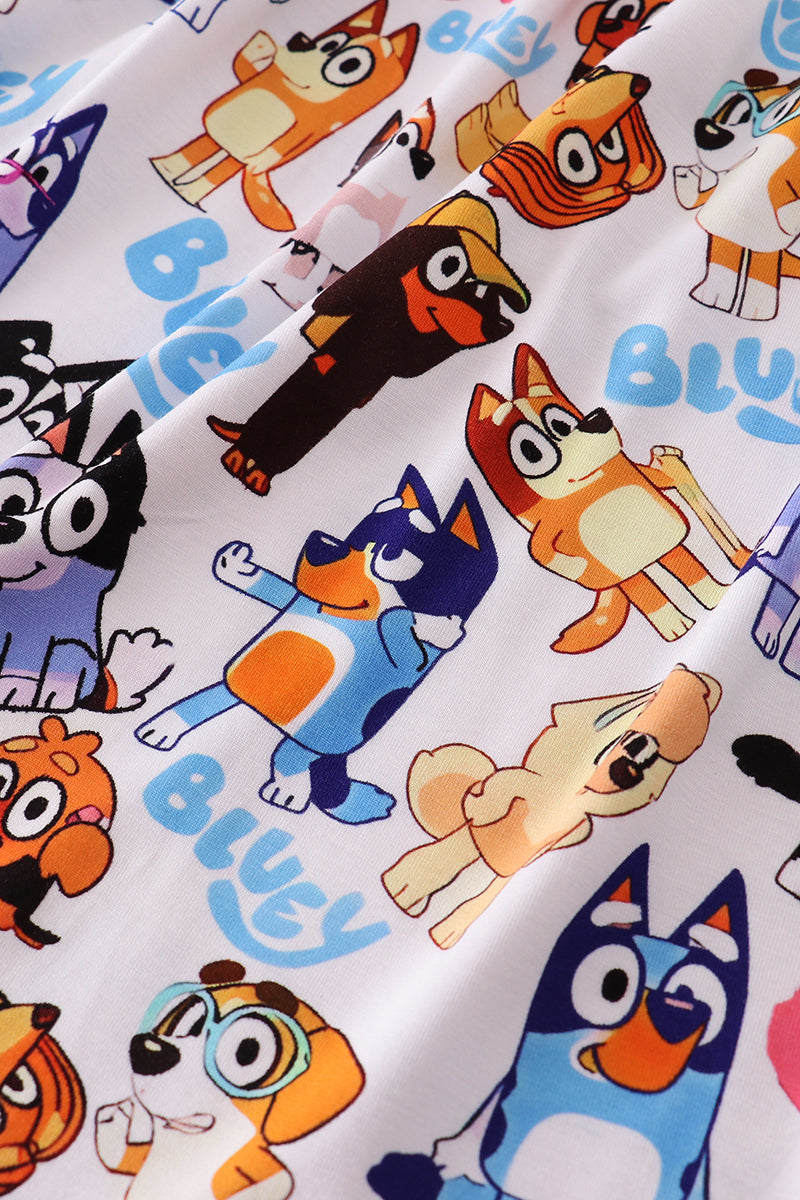 Bluey Characters Bamboo Dress