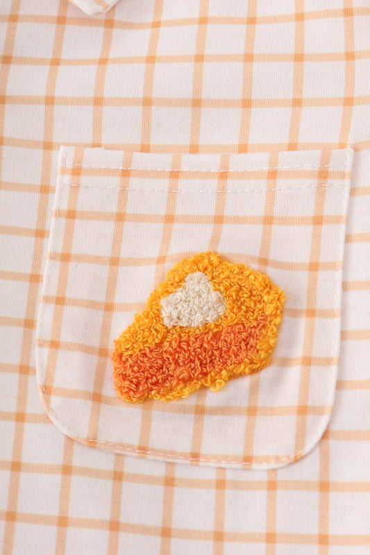 Sweet as Pie French Knot Button Down Shirt