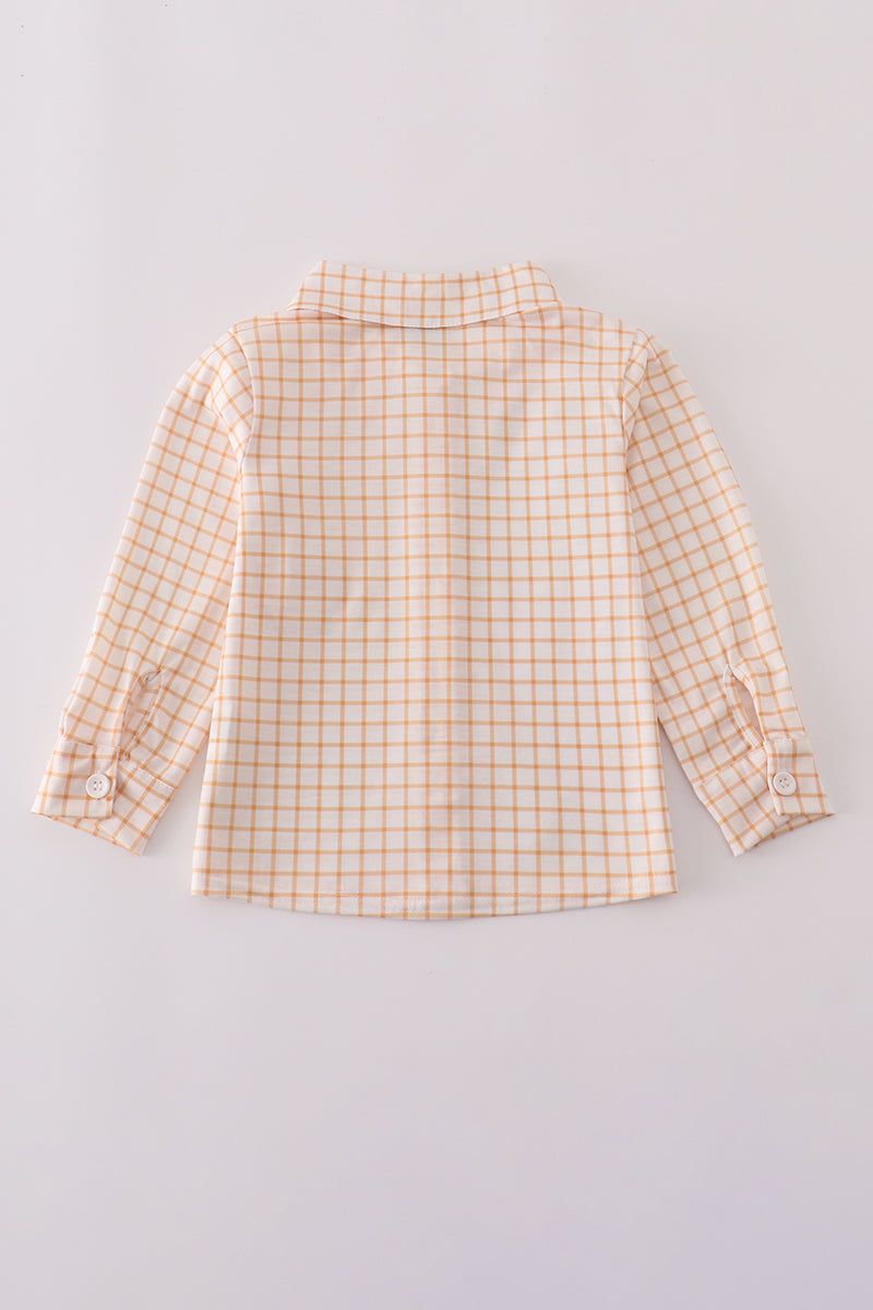 Sweet as Pie French Knot Button Down Shirt