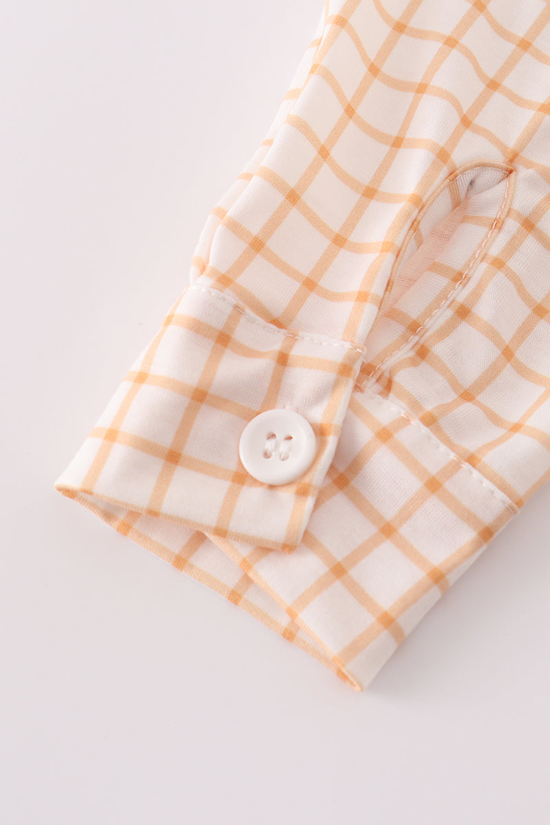 Sweet as Pie French Knot Button Down Shirt