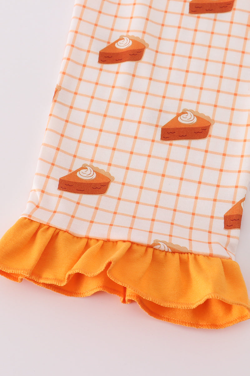 Sweet as Pie Ruffle Pajama Set