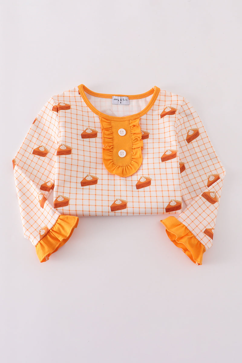 Sweet as Pie Ruffle Pajama Set