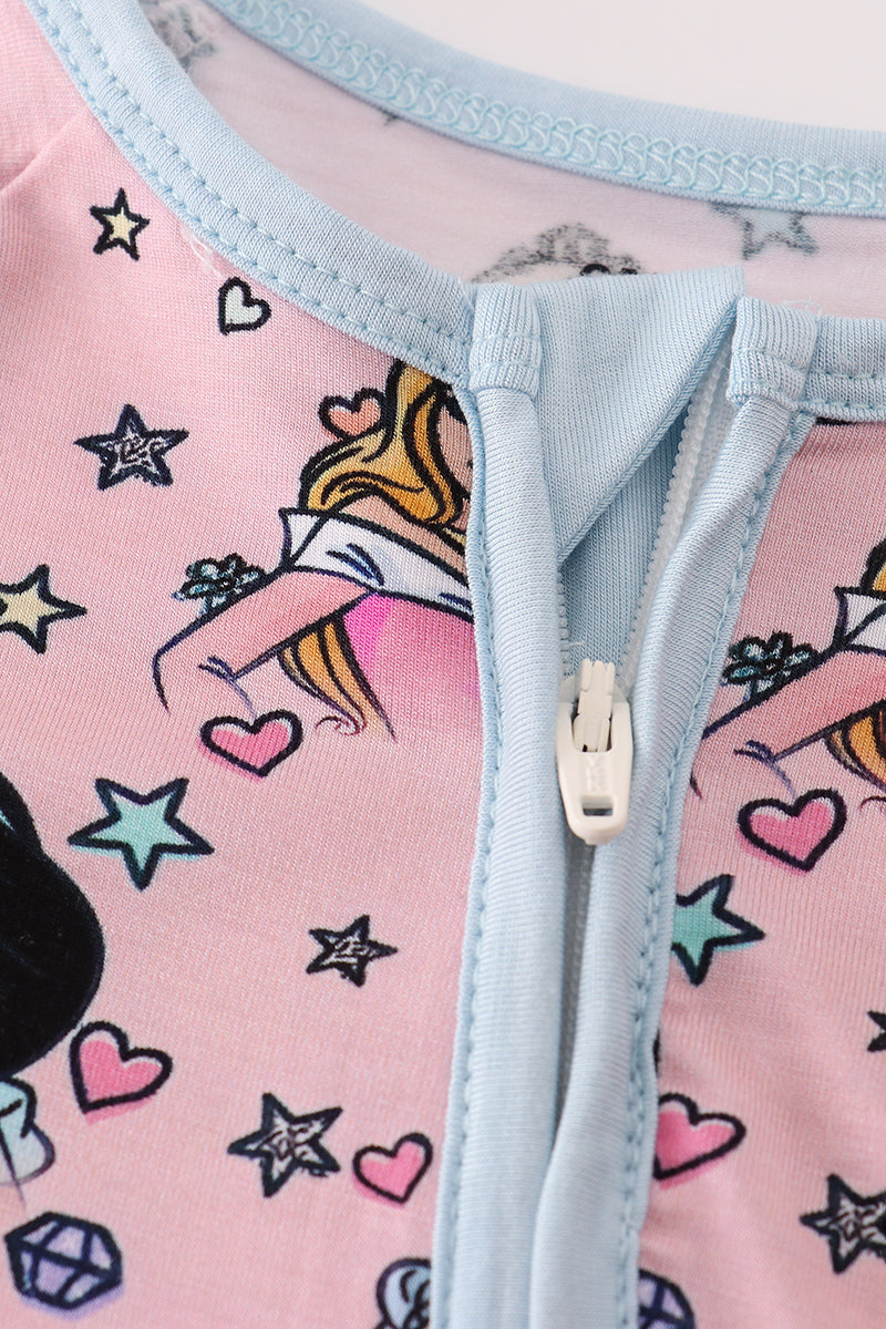 Pink Princess Bamboo Sleeper