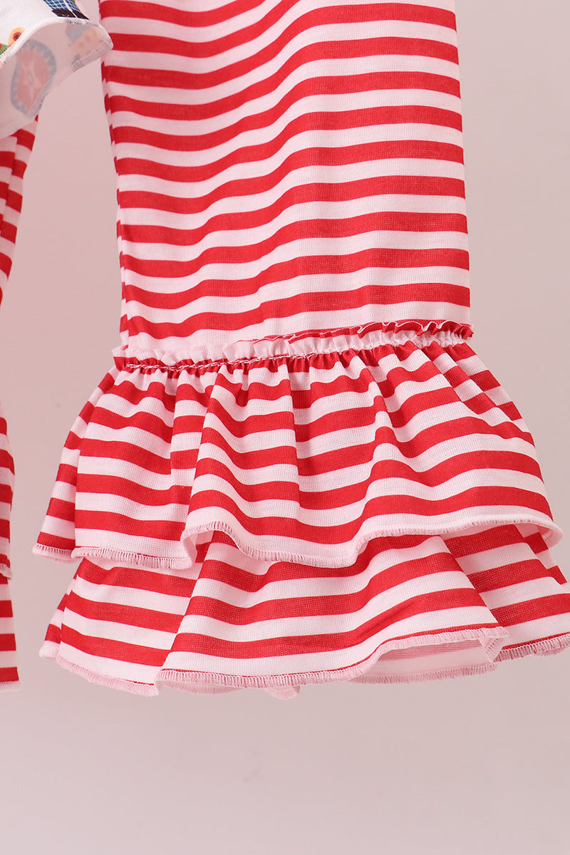 Red Nutcracker Pants Set