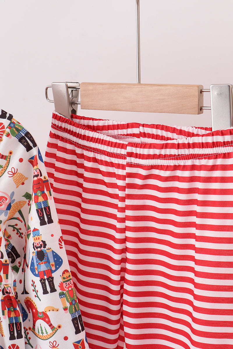 Red Nutcracker Pants Set