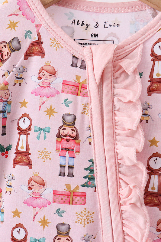 Pink Nutcracker Bamboo Pajamas