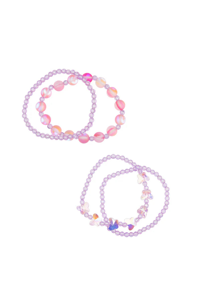 Shimmering Butterfly Bracelet Set