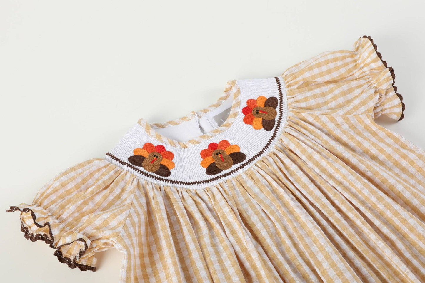 Turkey Smocked Bishop Dress