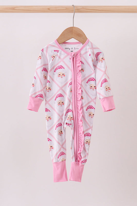 Pink Santa Claus Bamboo Sleeper
