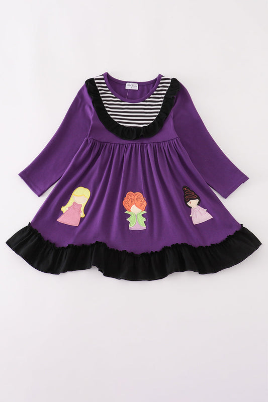 Three Witches Applique Dress