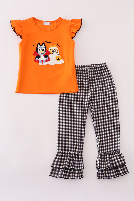 Bluey French Knot Pants Set