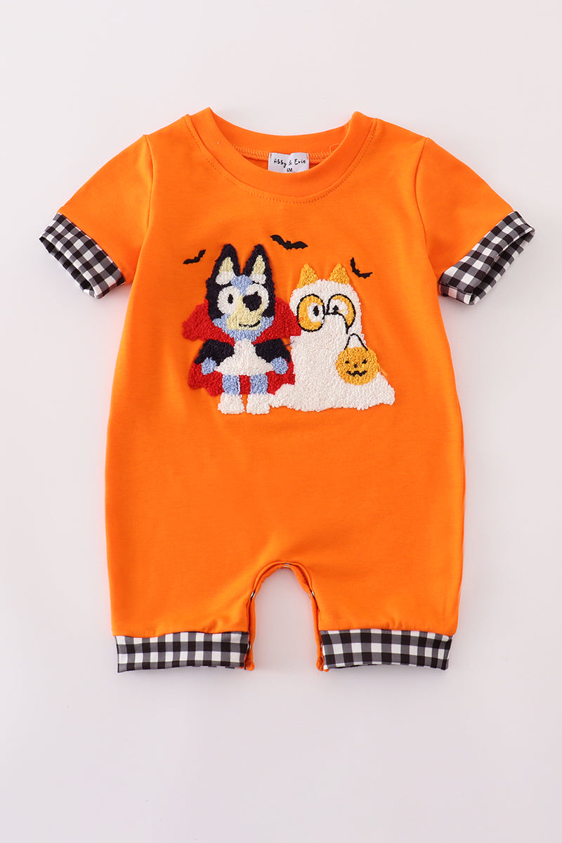 Bluey Character French Knot Romper