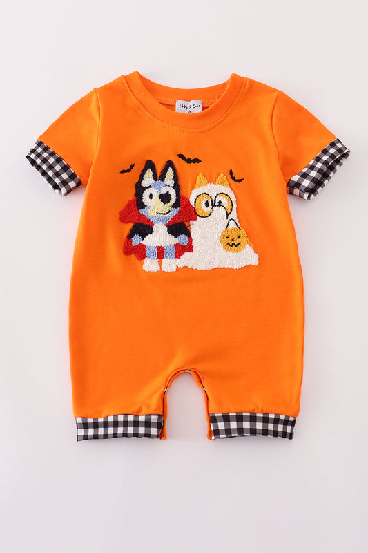 Bluey Character French Knot Romper