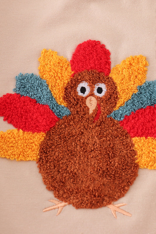 Long Sleeve Bubble with French Knot Turkey