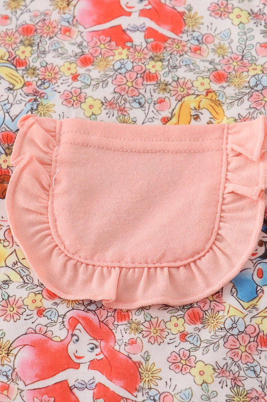 Princess Floral Pajamas Set