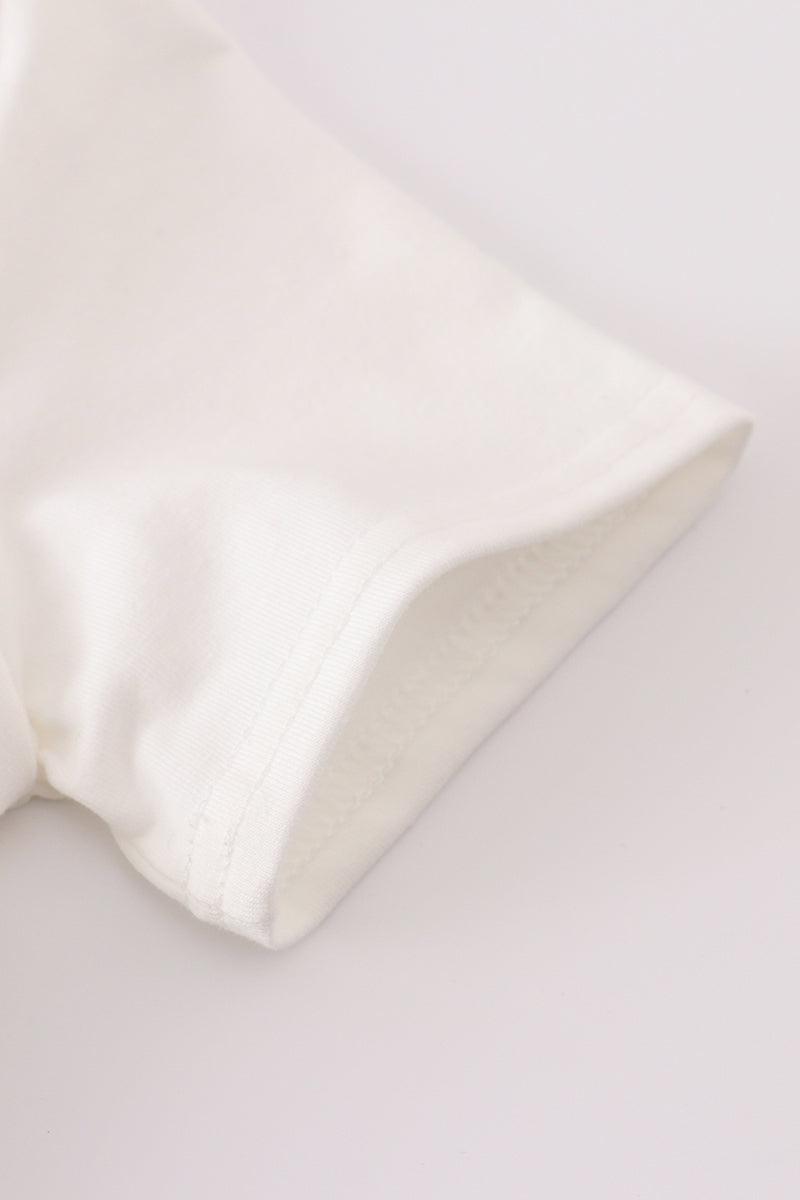 Flag bow ice-cream sequin mom & me top