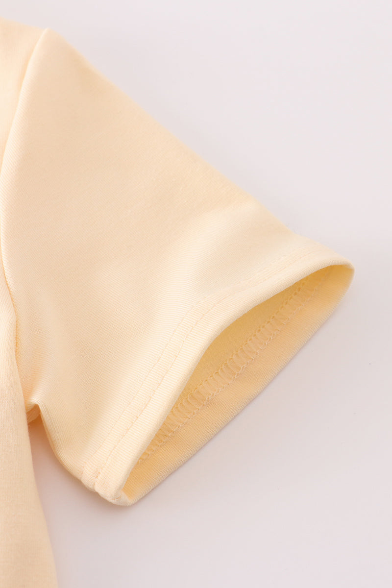 Ice cream flag sequin mom & me top