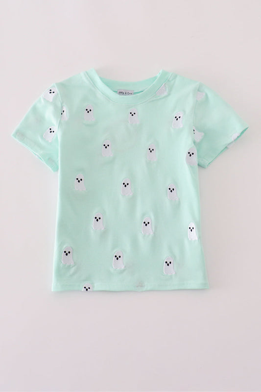 Green Ghost Embroidered Shirt